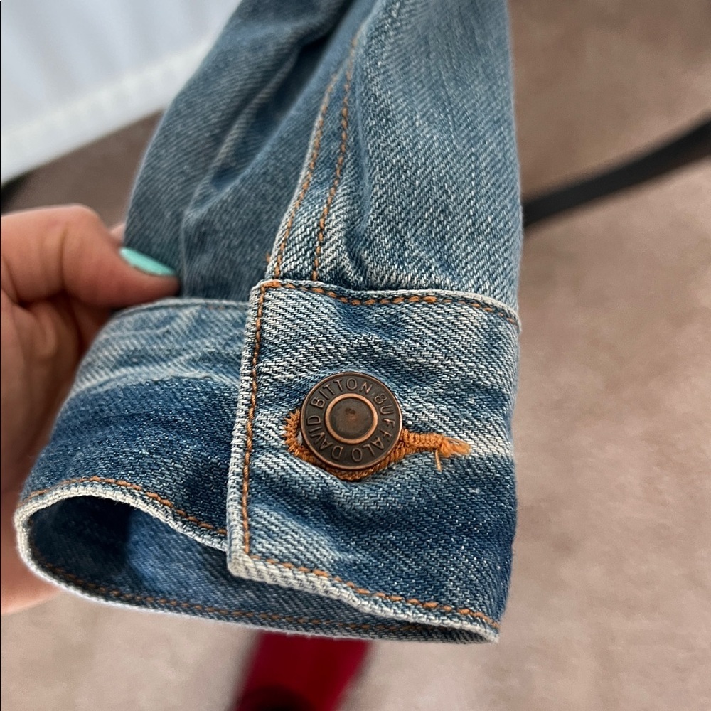 Upcycled Denim Jacket - Picture 4 of 5